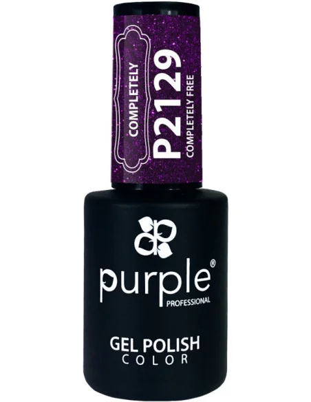 PURPLE GEL POLISH COLOR COMPLETELY FREE 10ML