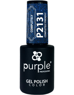 PURPLE GEL POLISH COLOR COMPLETELY FRIENDLY 10ML