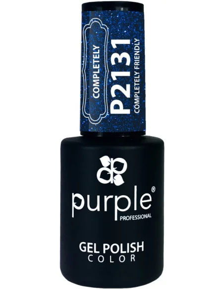 PURPLE GEL POLISH COLOR COMPLETELY FRIENDLY 10ML