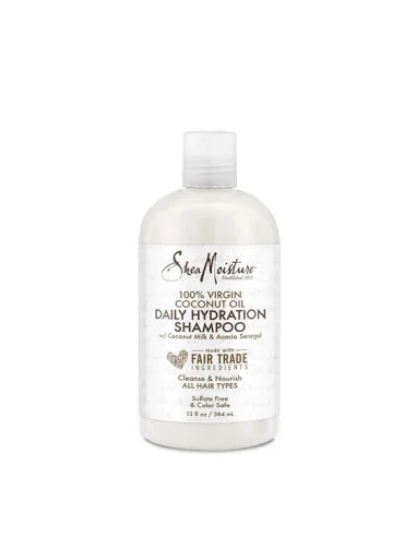 Shea Moisture 100% Vco Daily Hydration Shampoo 384ml