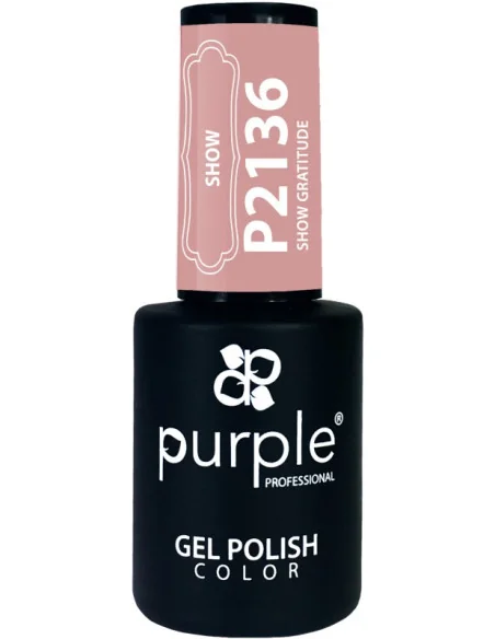 PURPLE GEL POLISH COLOR SHOW GRATITUDE 10ML