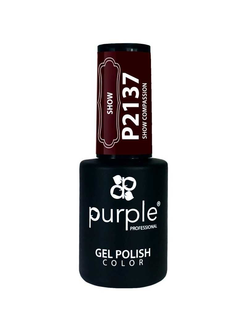 PURPLE GEL POLISH COLOR SHOW COMPASSION 10ML|Mathiss