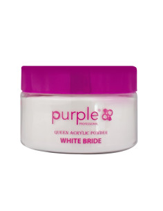 ***PURPLE POLVO ACRILICO WHITE BRIDE 50GR***