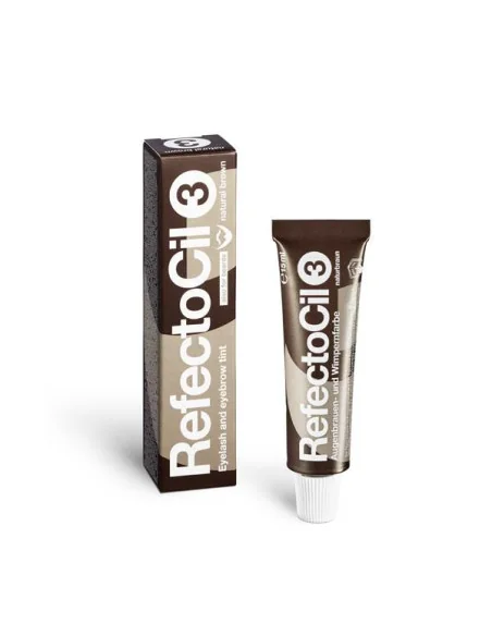 Refectocil N.º 3 Eyelash & Eyebrow Tint Natural Brown 15ml