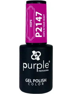 PURPLE GEL POLISH COLOR HOPE IN YUOR HEART 10ML