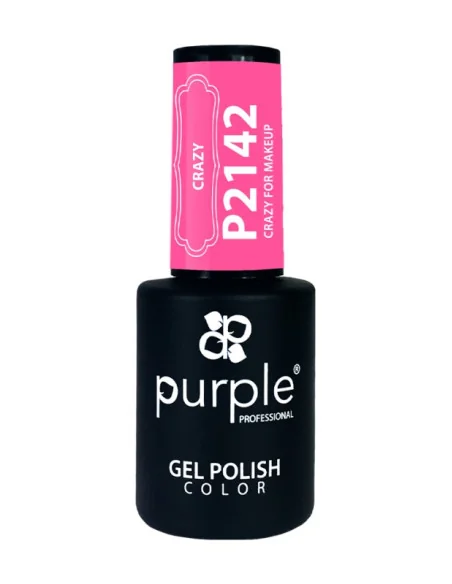 Purple Gel Polish Color Crazy For Makeup 10ml