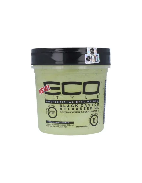 Eco Style Professional Styling Gel Black Castor Oil 473ml