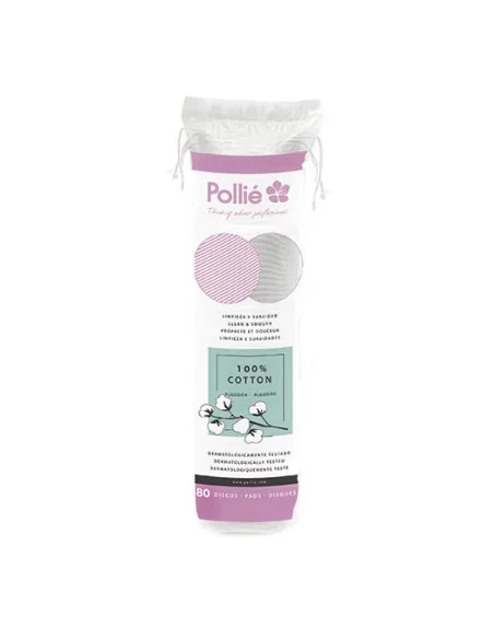 POLLIE DISCOS DE ALGODON (BOLSA 80UDS)