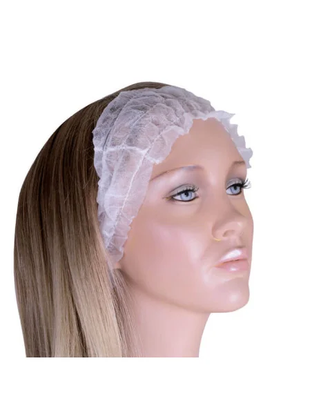 POLLIE DIADEMAS DESECHABLES BLANCAS (BOLSA 100UDS)