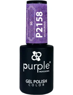 PURPLE GEL POLISH COLOR SO LUXURIOUS 10ML