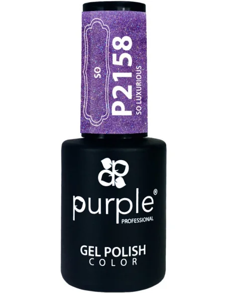 PURPLE GEL POLISH COLOR SO LUXURIOUS 10ML