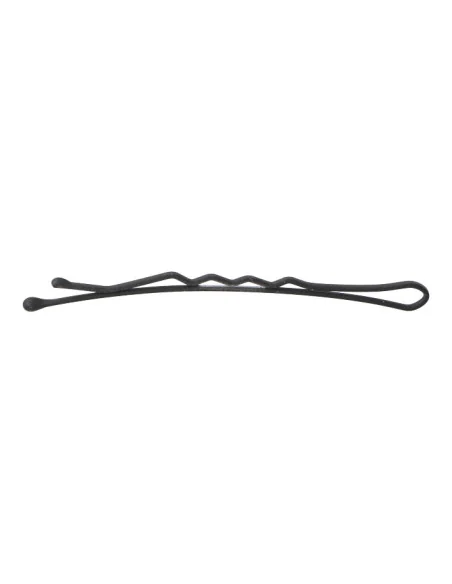 EUROSTIL CLIPS ONDULADOS 65MM NEGRO MATE (CARTON 12UDS)