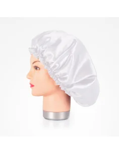 BIFULL GORRO DE SATEN ANTIIFRIZZ BLANCO