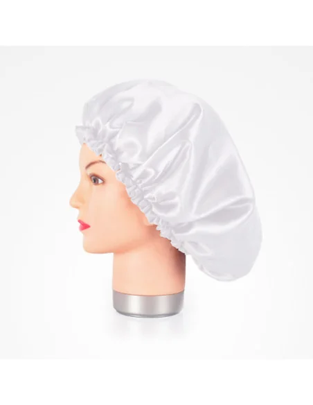 BIFULL GORRO DE SATEN ANTIIFRIZZ BLANCO