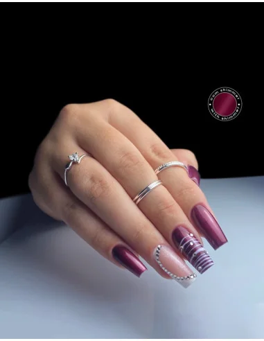 PURPLE GEL POLISH COLOR ENJOY YOUR LIFE 10ML