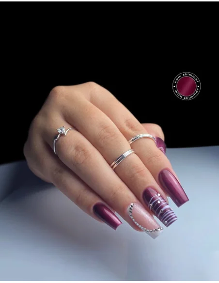 PURPLE GEL POLISH COLOR ENJOY YOUR LIFE 10ML