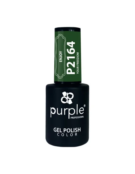PURPLE GEL POLISH COLOR ENJOY YOUR FREEDOM 10ML
