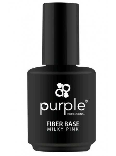 PURPLE FIBER BASE MILKY PINK 15ML|Mathiss