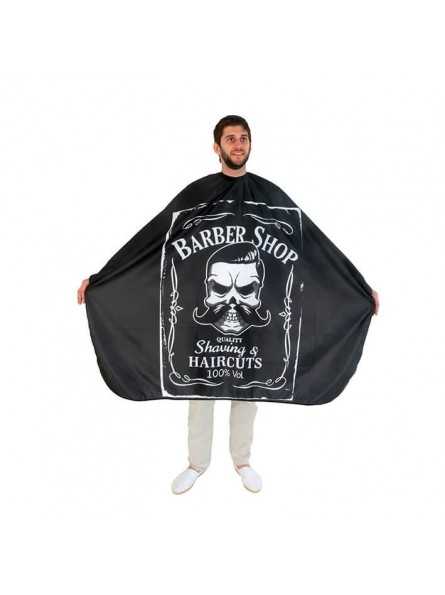 EUROSTIL BARBER LINE CAPA CORTE SKULL BARBER SHOP 145X160CM|Mathiss