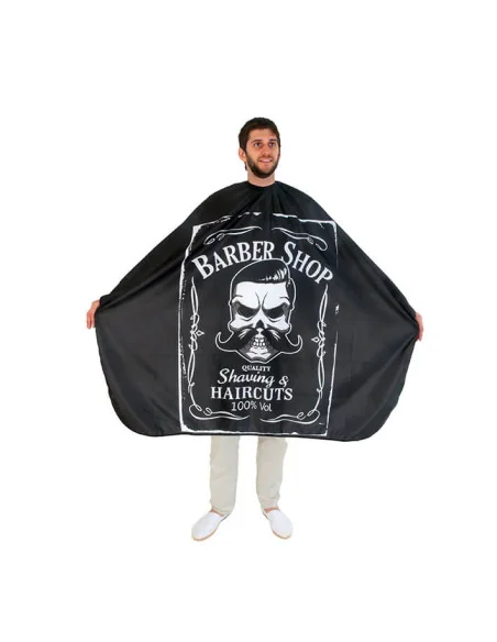 EUROSTIL BARBER LINE CAPA CORTE SKULL BARBER SHOP 145X160CM