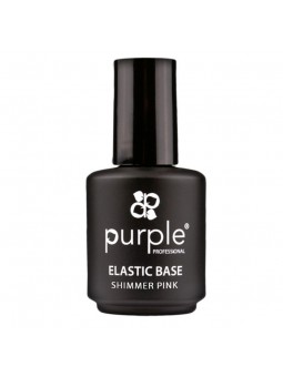 PURPLE ELASTIC BASE SHIMMER PINK 15ML|Mathiss