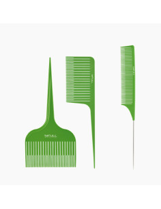 BIFULL SET DE PEINES PARA BALAYAGE VERDES