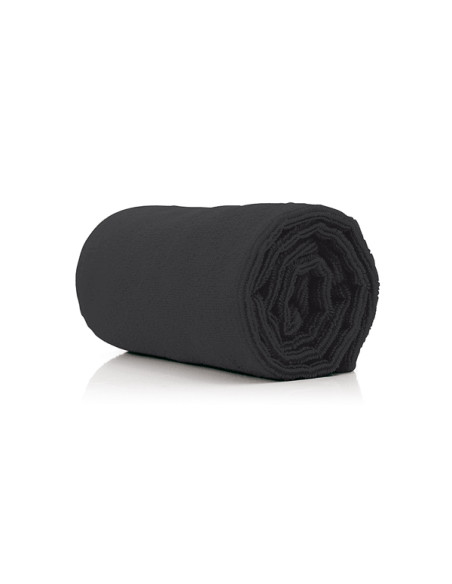 BIFULL TOALLAS MICROFIBRA NEGRA 73X40CM PAQ 10UDS
