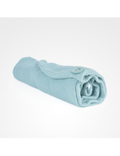 BIFULL TOALLA TURBANTE MICROFIBRA CELESTE 2