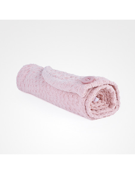 BIFULL TOALLA TURBANTE MICROFIBRA ROSA