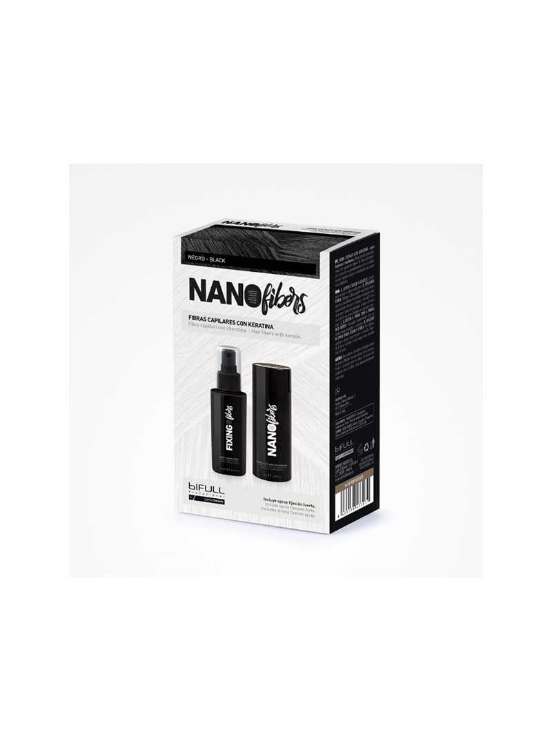 BIFULL NANO FIBERS NEGRO (FIBRAS 25GR+ FIJADOR 100ML)|Mathiss