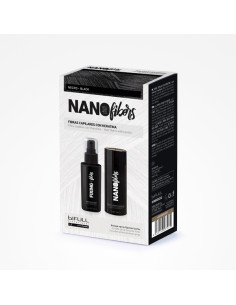 BIFULL NANO FIBERS NEGRO (FIBRAS 25GR+ FIJADOR 100ML)