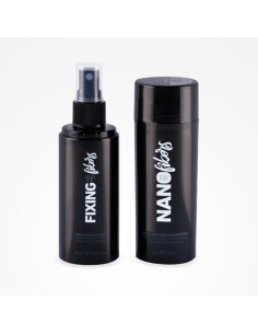 BIFULL NANO FIBERS MARRON OSCURO (FIBRAS 25GR+ FIJADOR 100ML 2