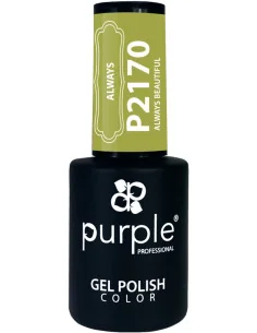 PURPLE GEL POLISH COLOR ALWAYS BEAUTIFUL 10ML
