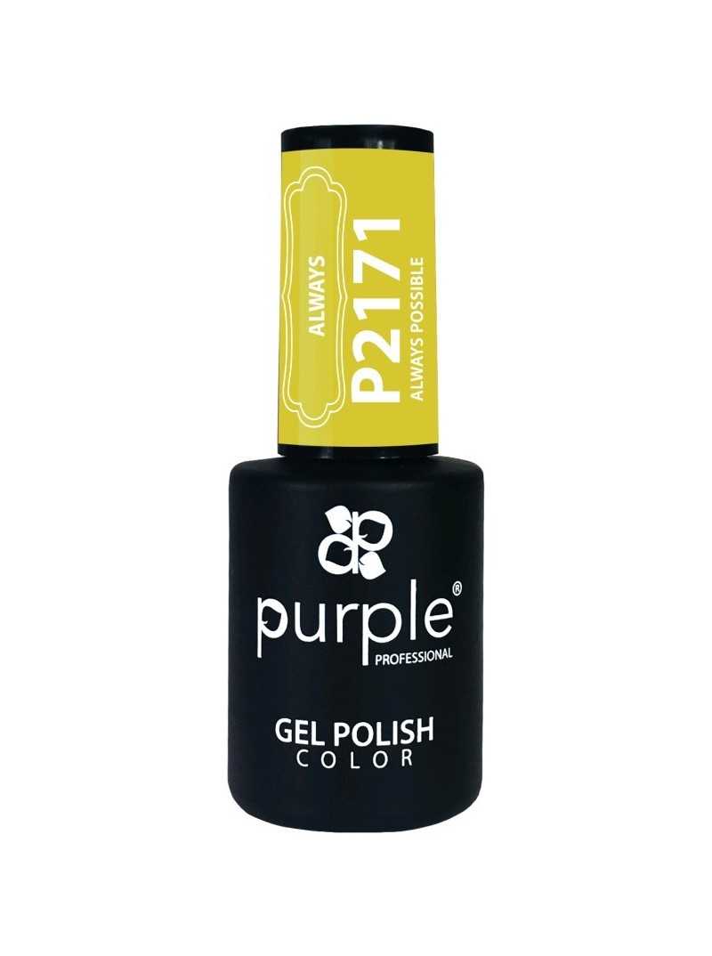 PURPLE GEL POLISH COLOR ALWAYS POSIBLE 10ML|Mathiss