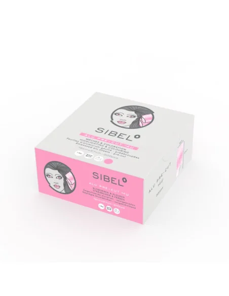 SIBEL ALUMINIO GOFRADO ROSA 14µ (EST.300 TIRAS 12cmX27cm)