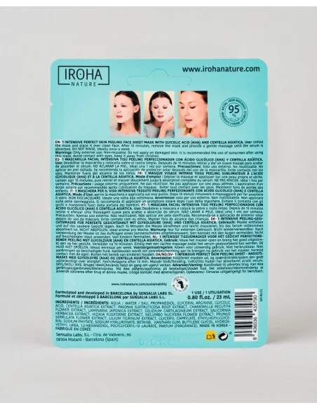 Iroha Perfect Skin Peeling Face Mask Glycolic Acid