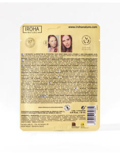 IROHA ILLUMINATING & HYDRATING TISSUE FACE MASK VIT.C & H.A. 2