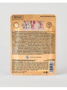 IROHA REPAIR FOOT SOCKS MASK PEACH & SHEA BUTTER|Mathiss