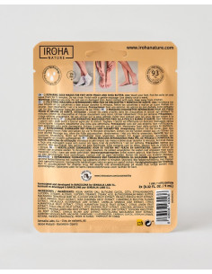IROHA REPAIR FOOT SOCKS MASK PEACH & SHEA BUTTER 2