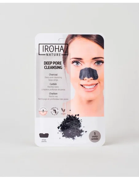 Iroha Deep Pore Cleansing Charcoal 5 Strips Patch