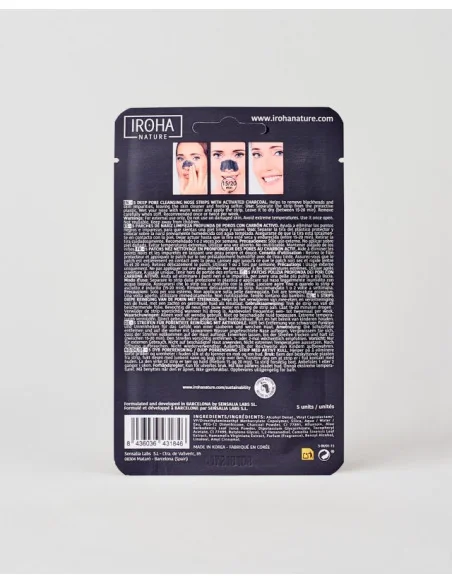 Iroha Deep Pore Cleansing Charcoal 5 Strips Patch