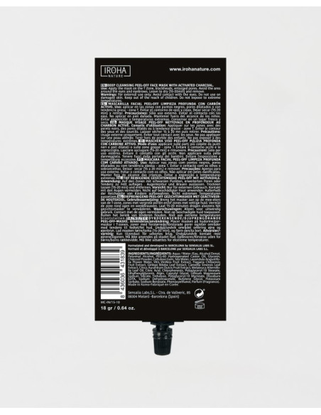 IROHA DEEP CLEANSING PEEL-OFF MASK 18GR