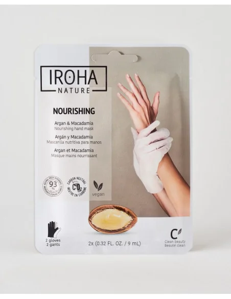 Iroha Nourishing Hand Mask Gloves Argan & Macadamia