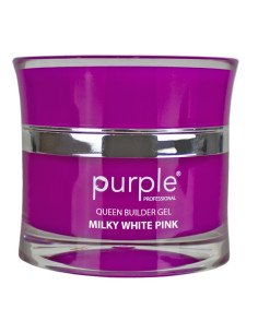 ***PURPLE GEL DE CONSTRUCCION CLASSIC MILKY WHITE PINK 50GR****