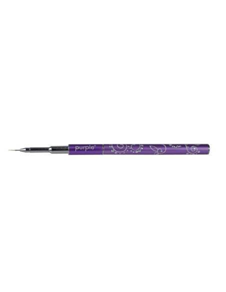 ***PURPLE PINCEL NYLON NAIL ART #000 EXTRA FINO***