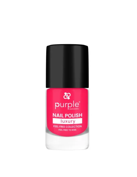 ***PURPLE NAIL POLISH LUXURY FEEL FREE TO KISS 10ML***