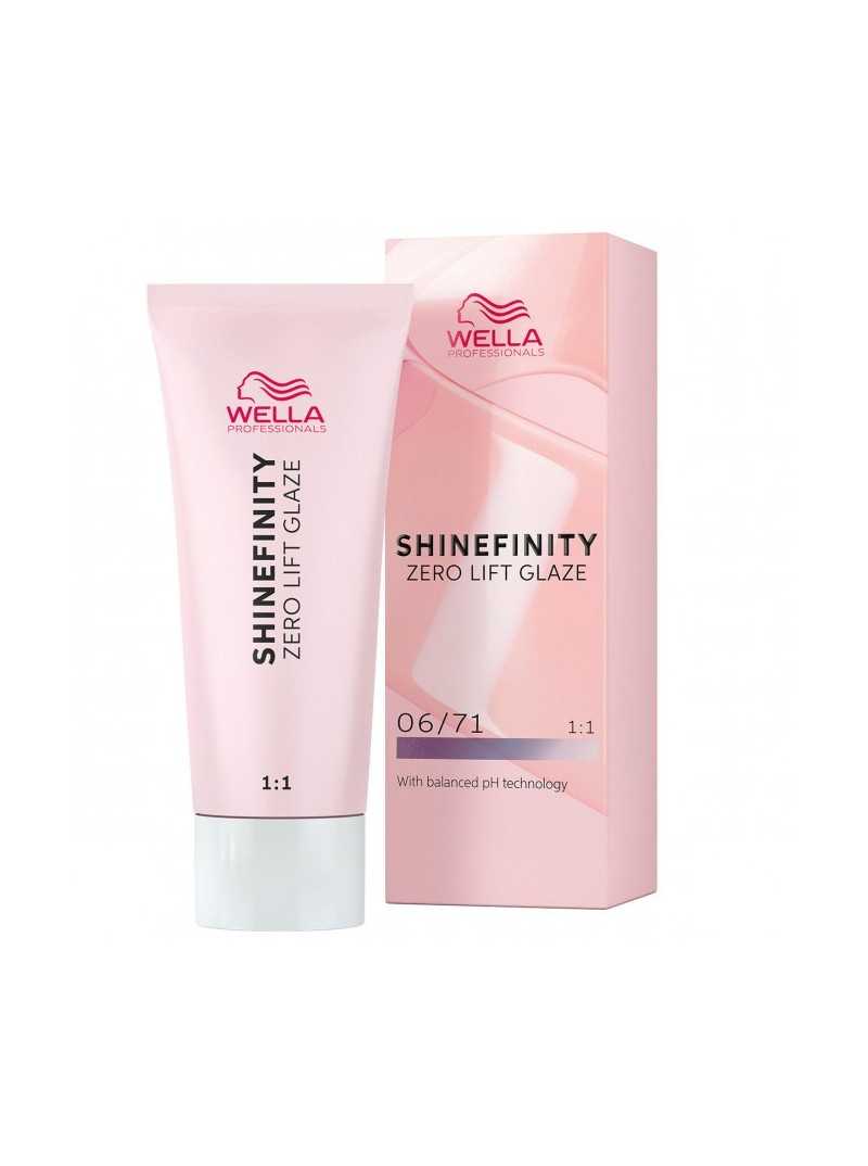 WELLA SHINEFINITY ZERO LIFT GLAZE 06/71 FROSTED CHESNUT 60ML|Mathiss