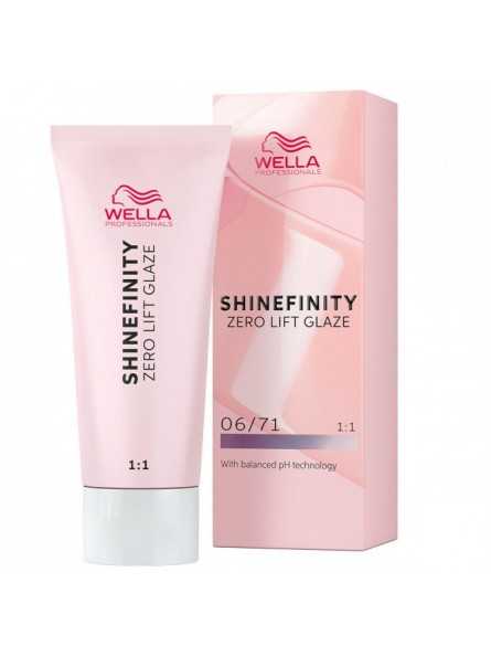 WELLA SHINEFINITY ZERO LIFT GLAZE 06/71 FROSTED CHESNUT 60ML|Mathiss