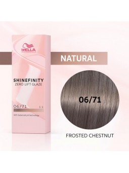 WELLA SHINEFINITY ZERO LIFT GLAZE 06/71 FROSTED CHESNUT 60ML|Mathiss