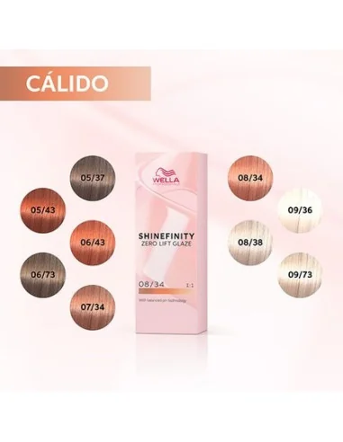 WELLA SHINEFINITY ZERO LIFT GLAZE 08/34 SPICY GINGER 60ML
